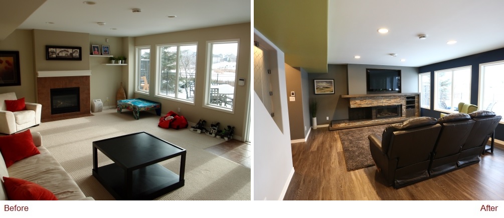 Before and After Photo - IDEATE Interior Design